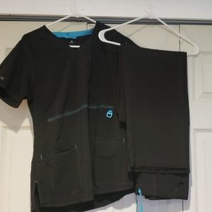 3 set Carhartt Force Scrubs Med Top and Med Pants.